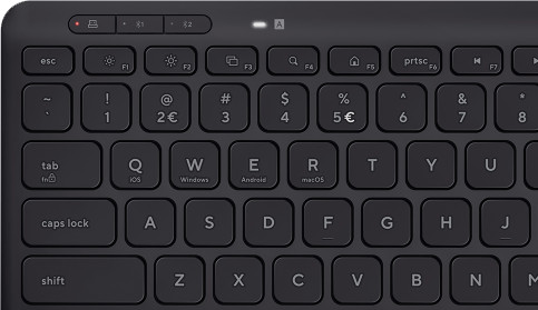 Trust Lyra Compact Tastatur Schwarz Qwertz detail