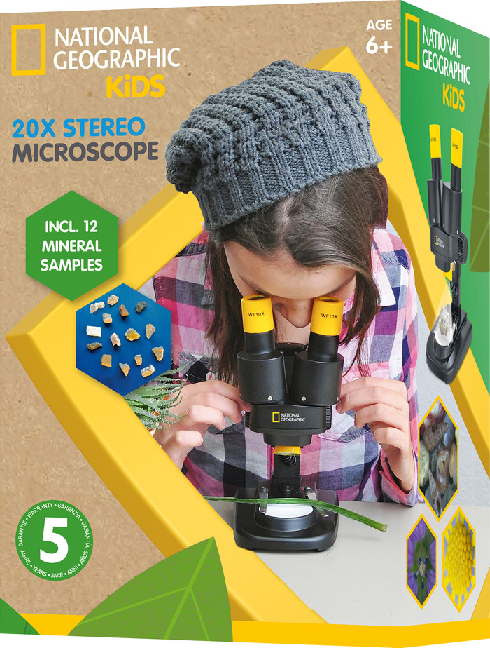 National Geographic Stereo Microscope packaging