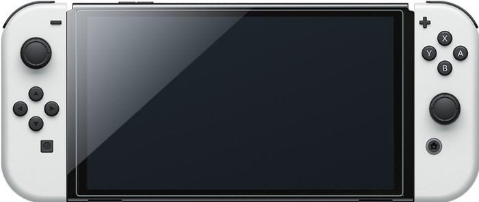 BlueBuilt Panzerglas für Nintendo Switch OLED produkt in gebrauch