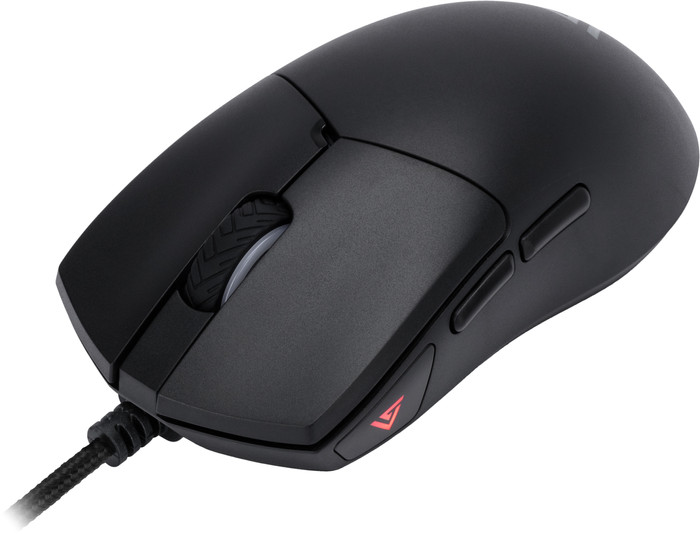 Vortech Pro Kabelgebundene Gaming-Maus Schwarz vorne