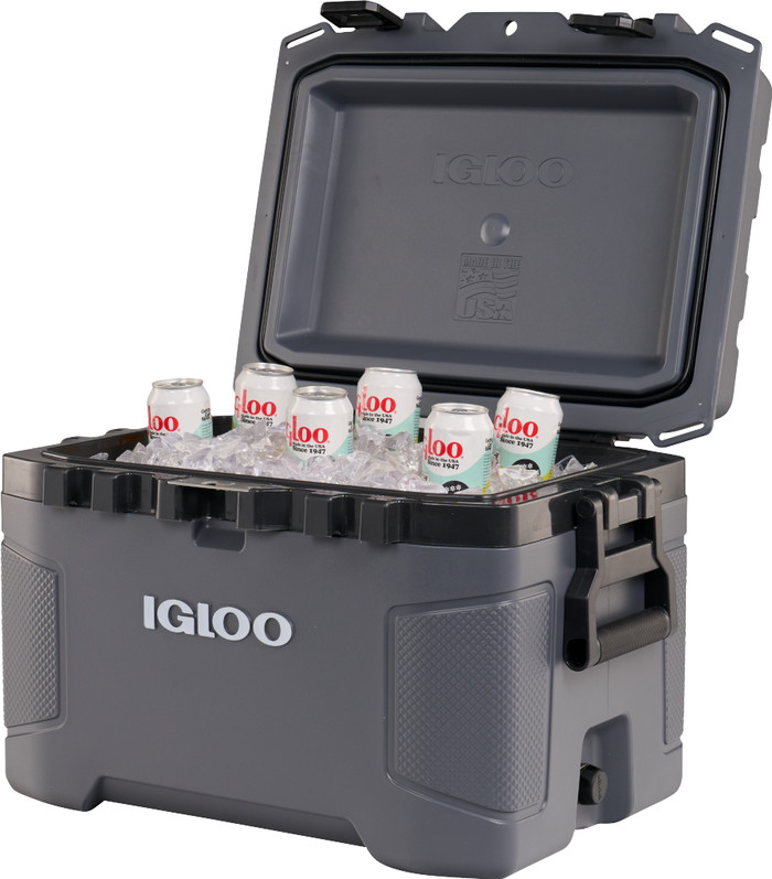 Igloo Trailmate 50QT Carbonite Cooler front