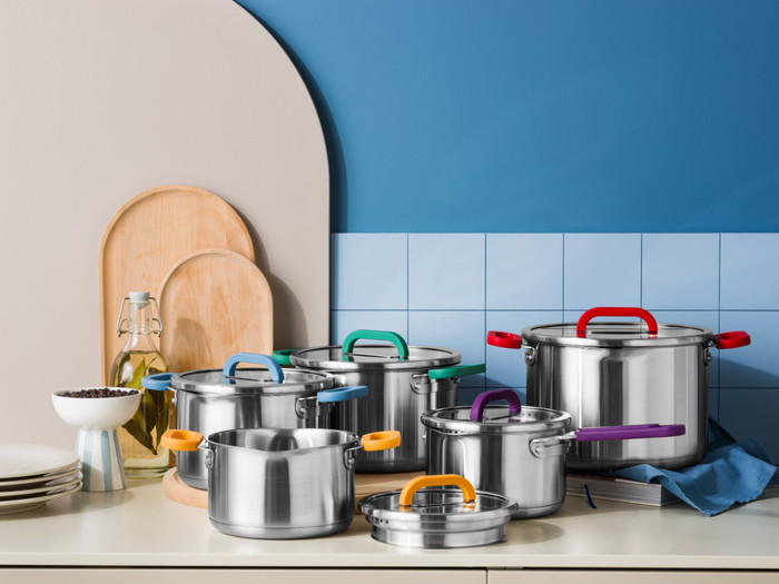 BK Arts & Crafts Limited Edition 5-teiliges Kochtopfset produkt in gebrauch
