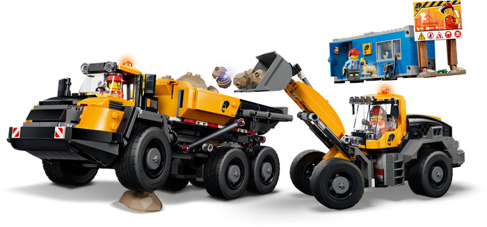 LEGO City Kipplaster und Schaufellader 60494 detail