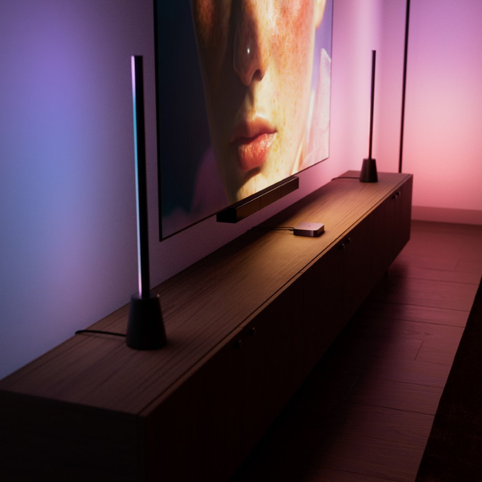 Philips Hue Play HDMI Sync Box 4K produkt in gebrauch