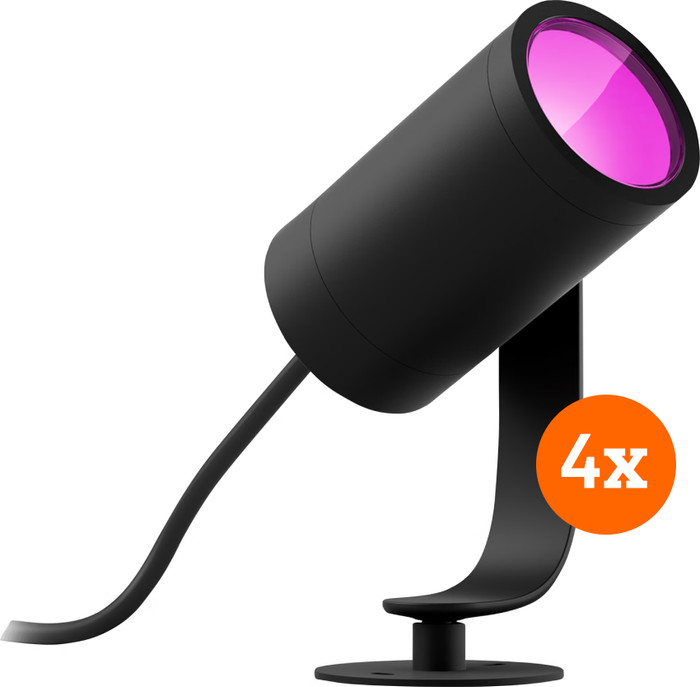 Philips Hue Lily Starterpaket White & Color Spießstrahler 4er-Pack Main Image