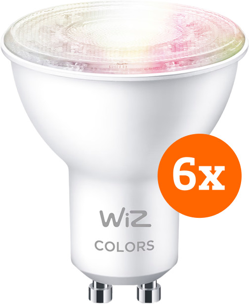 WiZ Smart Spot 6er-Pack - Farbiges und weißes Licht - GU10 Main Image