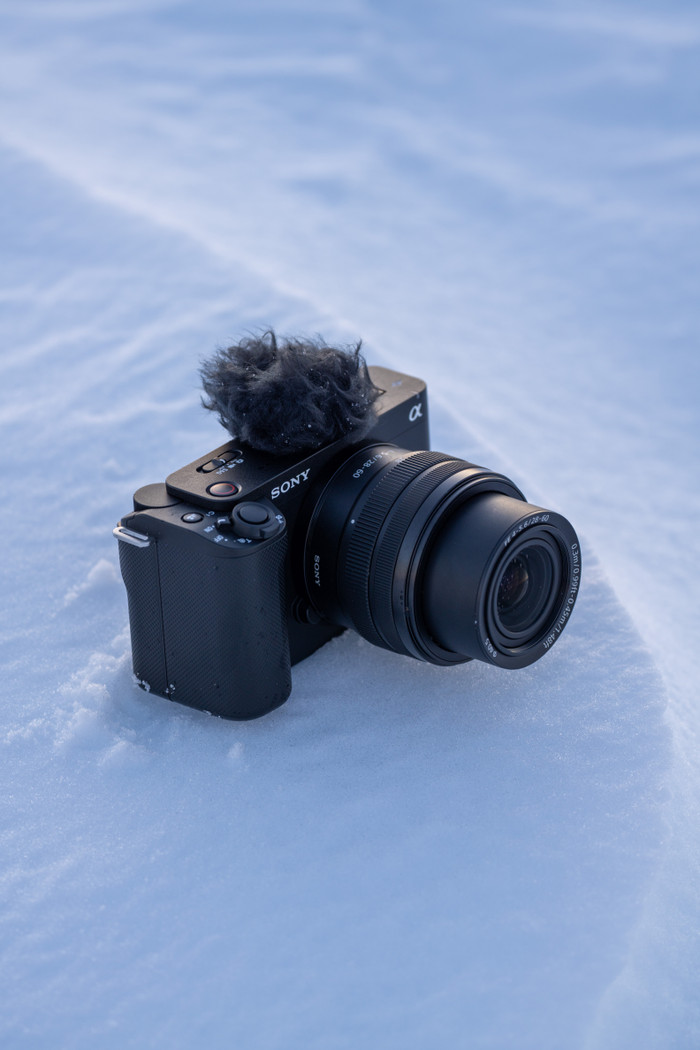 Sony ZV-E1 product in use