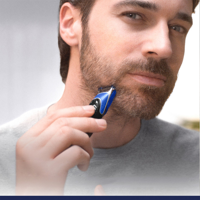 Gillette All In One produkt in gebrauch