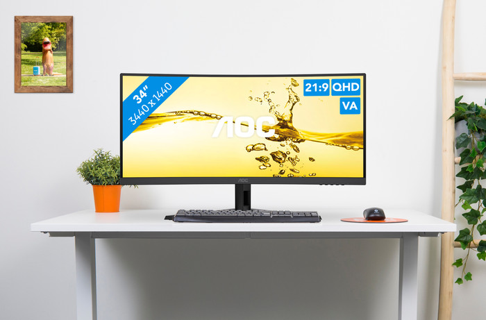 AOC CU34B3E Curved visual supplier