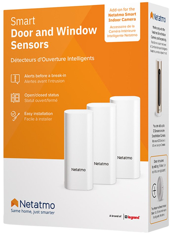 Netatmo Smart Door and Window sensors packaging