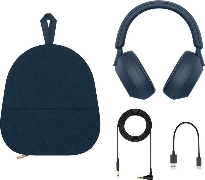 Sony WH-1000XM5 Blau zubehör