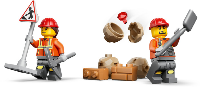 LEGO City Gelber Baggerlader 60480 detail