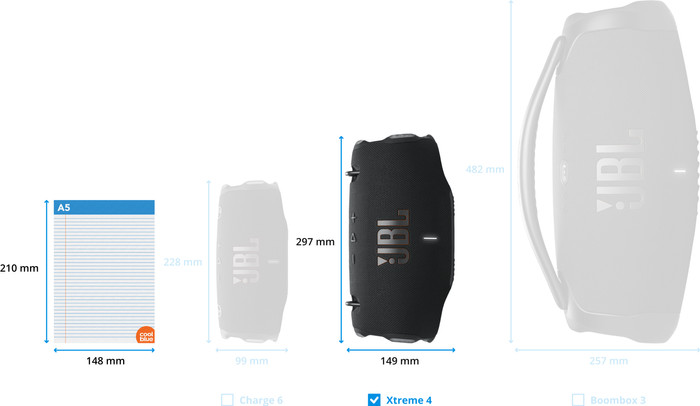 JBL Xtreme 4 Blue visual Coolblue 2