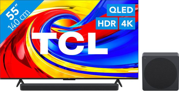 TCL QLED 55 Zoll P79L (2026) + TCL A65K Main Image