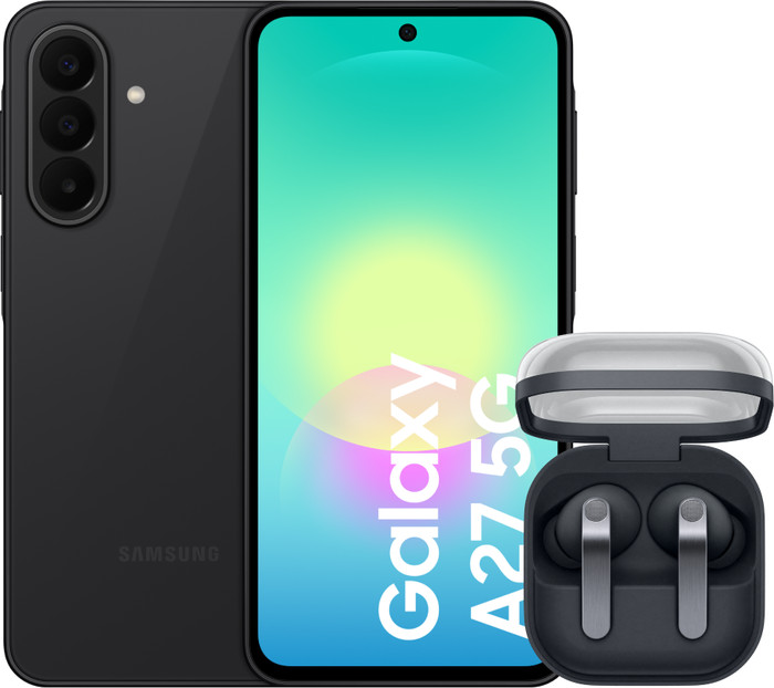 Samsung Galaxy A27 256GB Schwarz 5G + Samsung Galaxy Buds4 Main Image