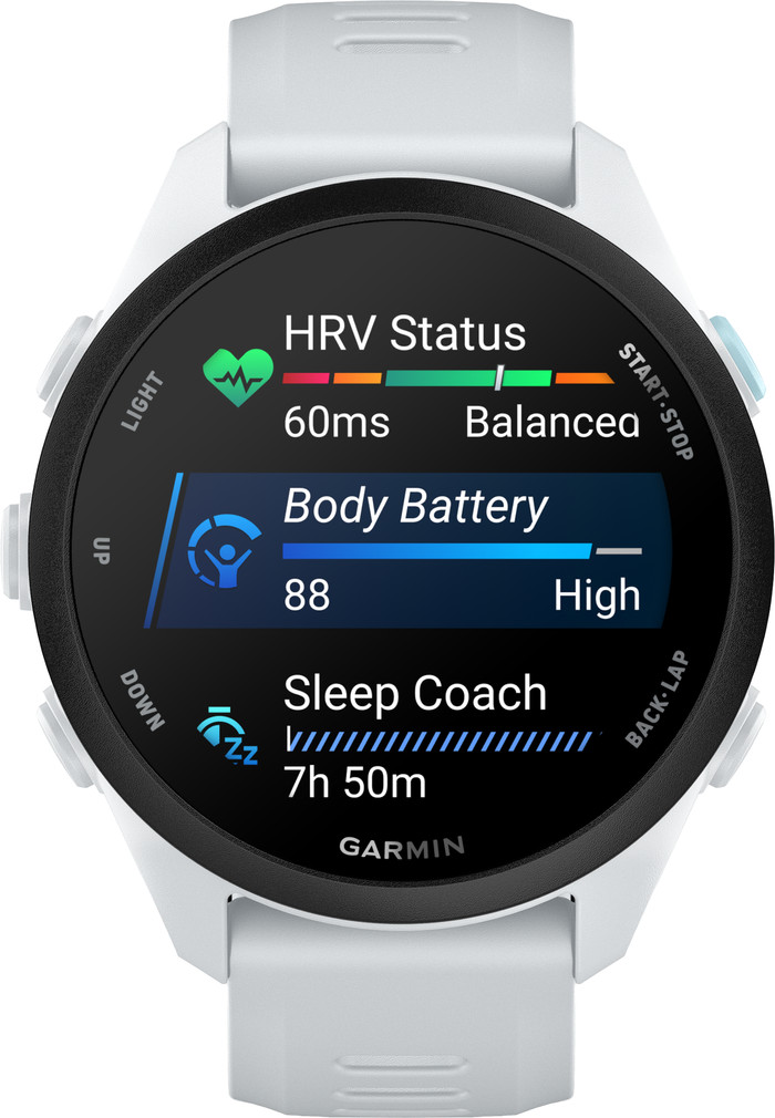 Garmin Forerunner 70 43mm White front