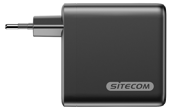 Sitecom 140 W GaN Ladegerät mit LED-Display vorne