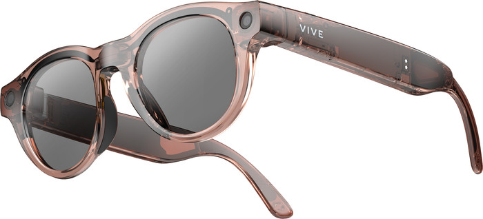 HTC VIVE Eagle AI Glasses Sunglasses Round Brown right side