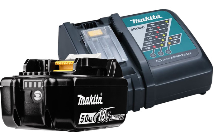 Makita BL1850B LXT 18 V 5,0-Ah-Akku + Akkuladegerät 14,4/18 V DC18RC Main Image