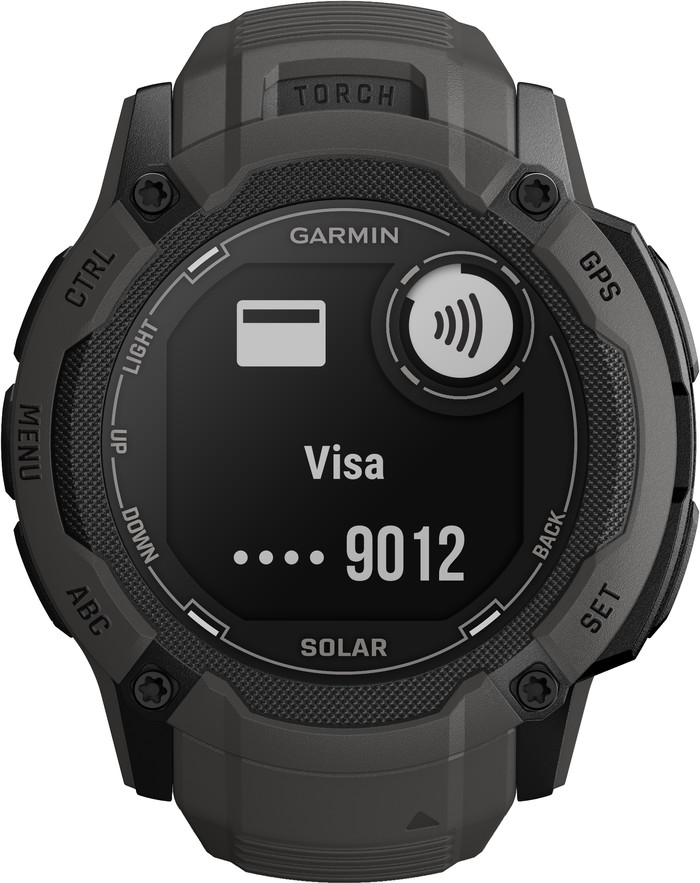 Garmin Instinct 2X Solar Graphit vorne