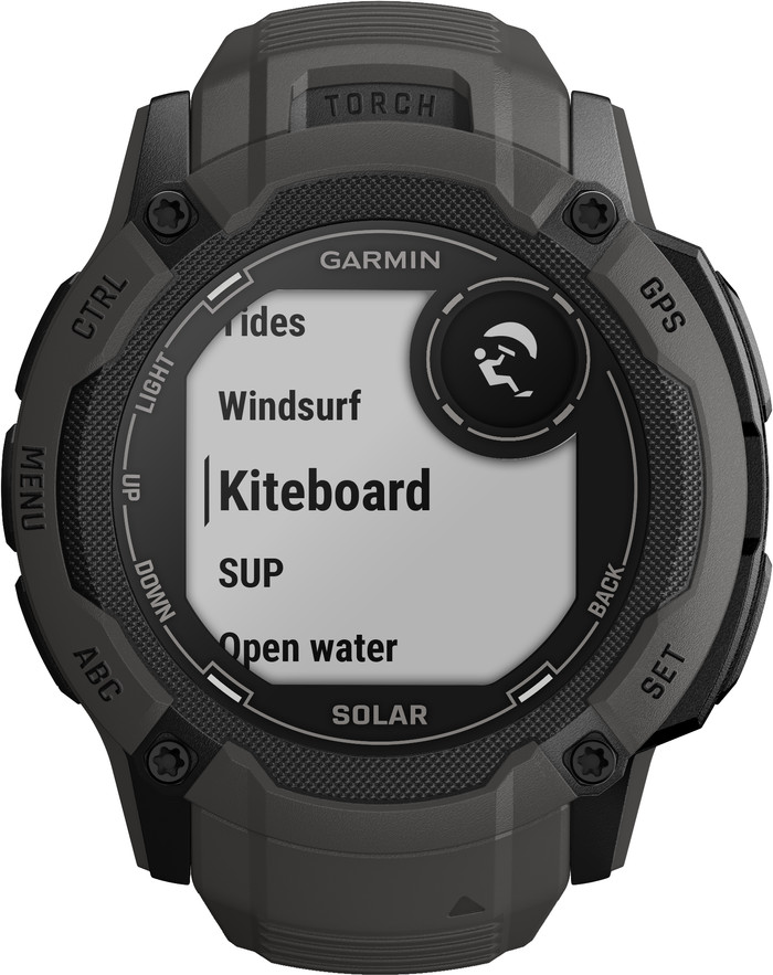 Garmin Instinct 2X Solar Graphit vorne