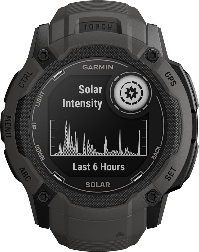 Garmin Instinct 2X Solar Graphit vorne