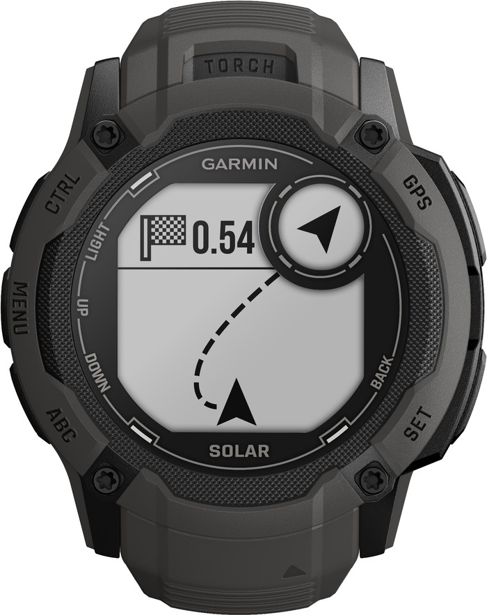 Garmin Instinct 2X Solar Graphit vorne