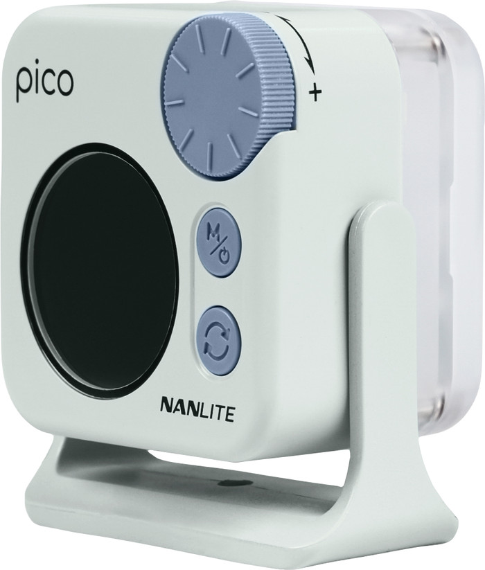 Nanlite Pico LED Mini Pocket Light Mint Blue back