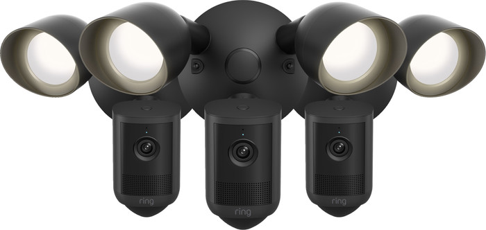 Ring Floodlight Kamera 2. Generation Schwarz 3er-Pack Main Image
