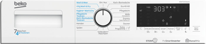 Beko WDW75141Steam1 - 7kg/4kg null