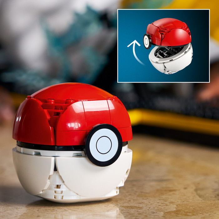 LEGO Pokémon Pikachu and Poké Ball 72152 product in use