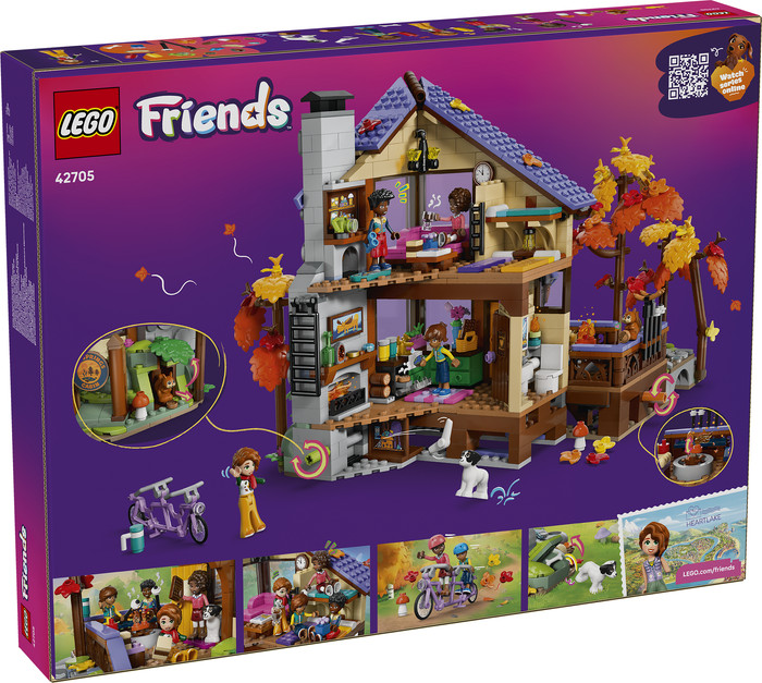 LEGO Friends Cozy Fall Forest Cabin 42705 packaging