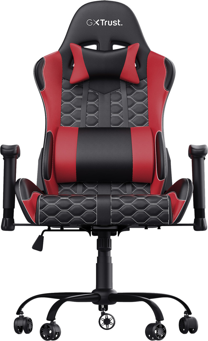 Trust GXT 708R Resto Gaming Chair Red front