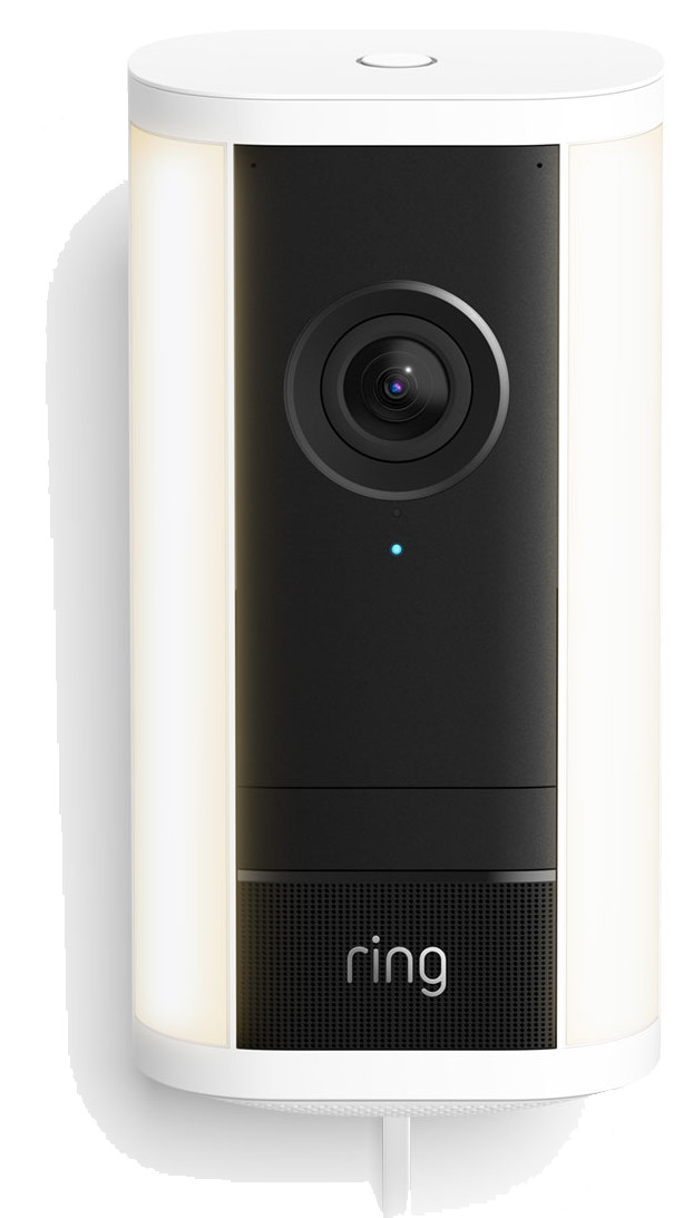 Ring Spotlight Cam Pro 2. Generation Kabelgebunden Weiß vorne