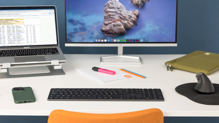 BlueBuilt Summus Ergonomische Kabellose Vertikale Maus vorne