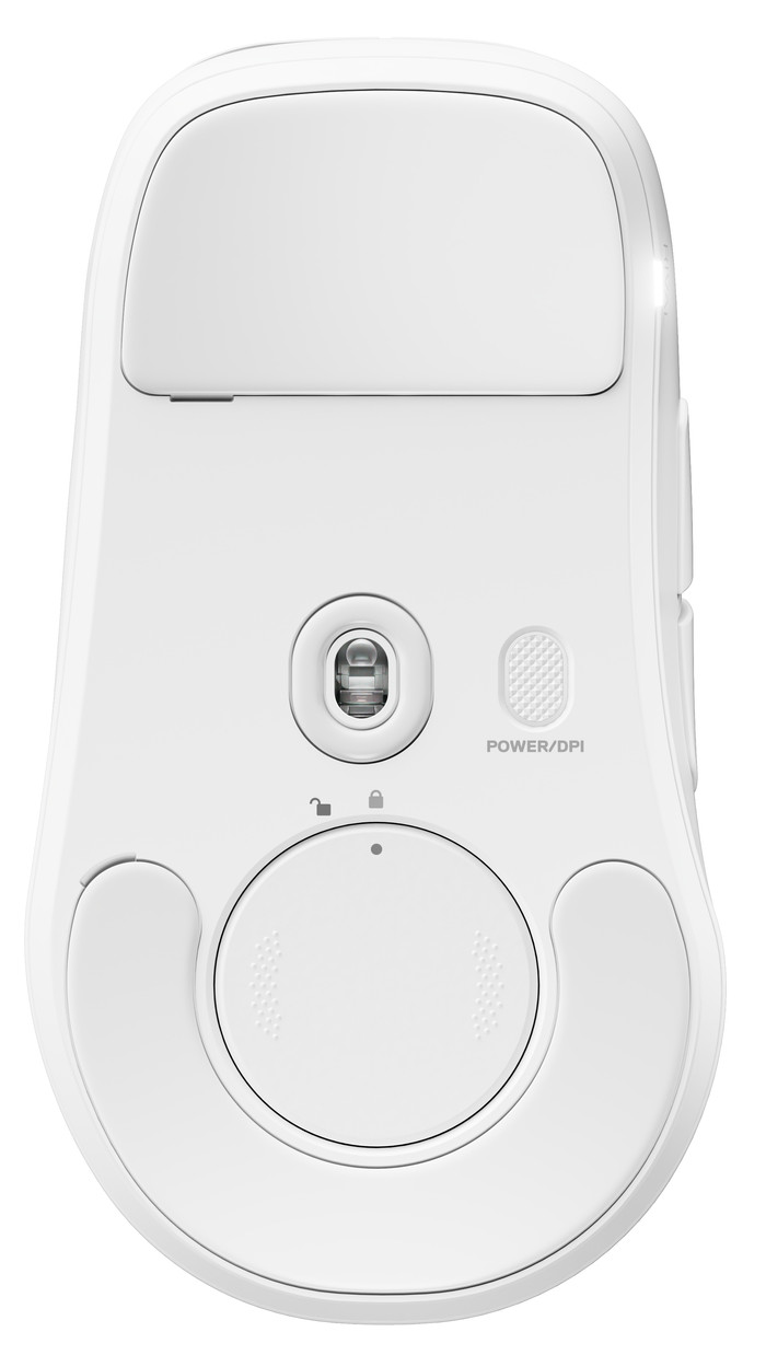 SteelSeries Rival Pro WL Mini Wireless Gaming Mouse White bottom