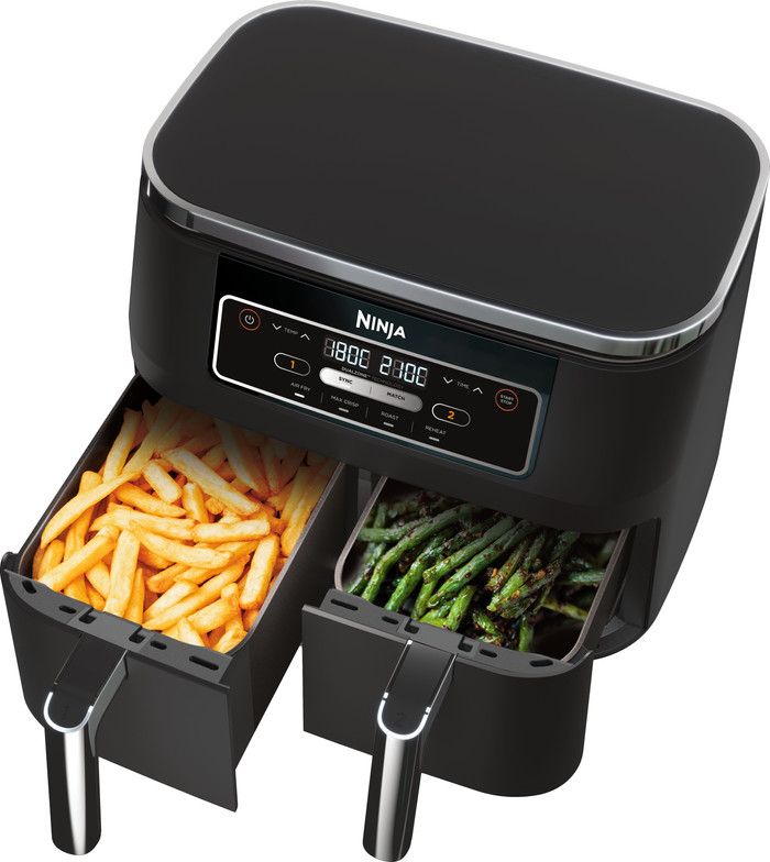 Ninja Foodi Dual Zone Heißluftfritteuse AF200EU oberseite