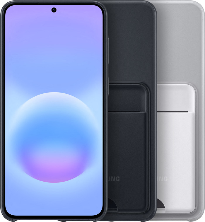 Samsung Galaxy A57 Card Slot Back Cover White combined product