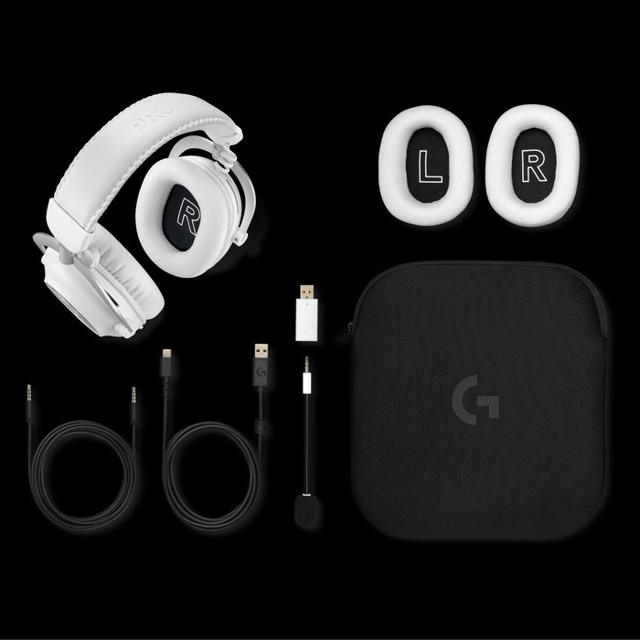 Logitech G PRO X 2 Lightspeed Wireless Gaming-Headset Weiß null
