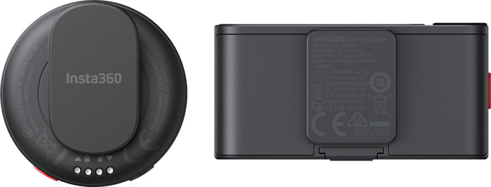 Insta360 Mic Pro Single rückseite