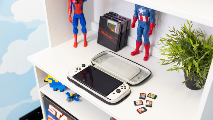 BlueBuilt Panzerglas für Nintendo Switch OLED vorne