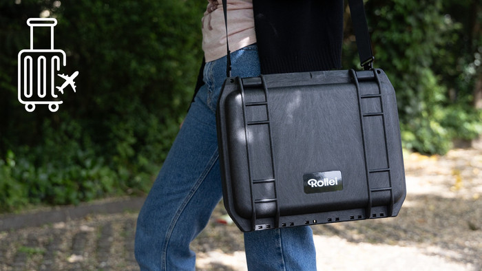 Rollei Hard Case 3730 Koffer produkt in gebrauch
