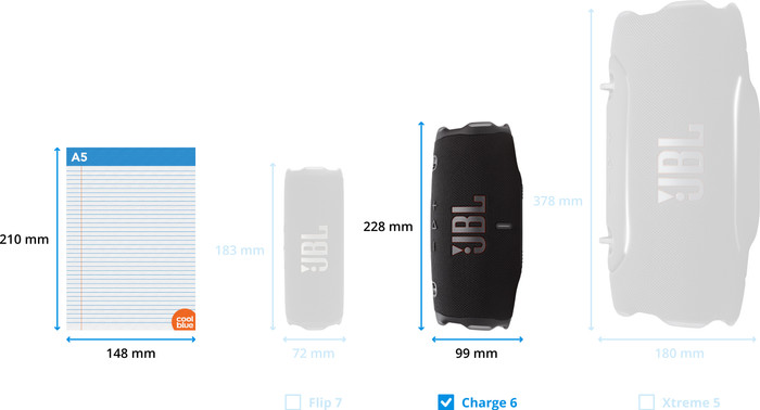 JBL Charge 6 White Duo Pack visual Coolblue 1