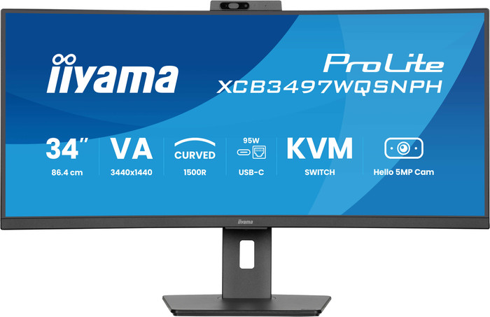 Iiyama Prolite XCB3497WQSNPH-B1 front