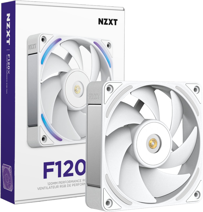 NZXT F120X RGB - White packaging