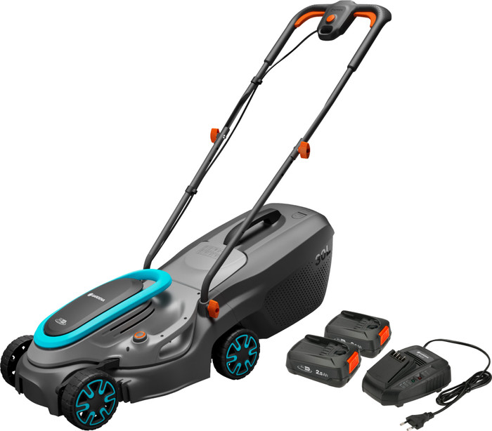 Gardena Battery Lawn Mower PowerMax 32/18V P4A incl. 2.5Ah battery (2x) Main Image