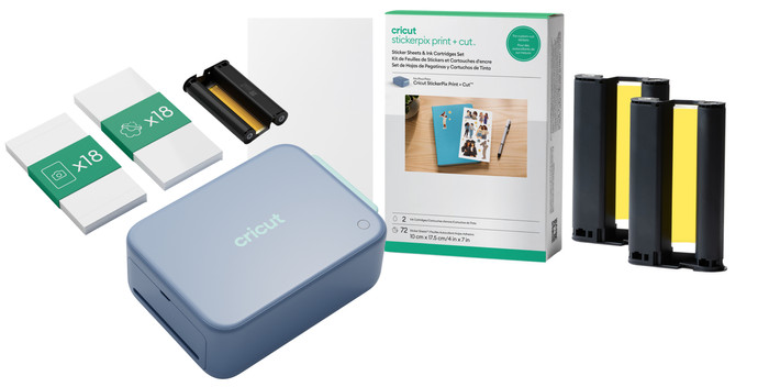 Cricut StickerPix Print + Cut Essential + Aufkleberset Main Image