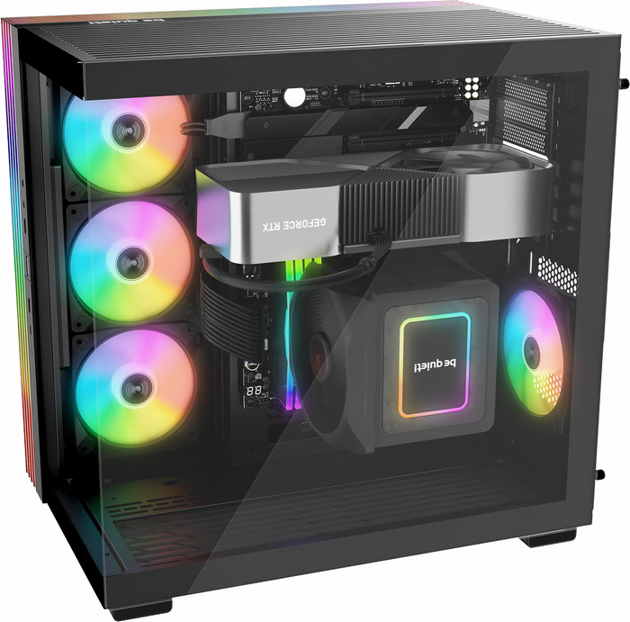 be quiet! LIGHT BASE 600 LX Schwarz rechte seite