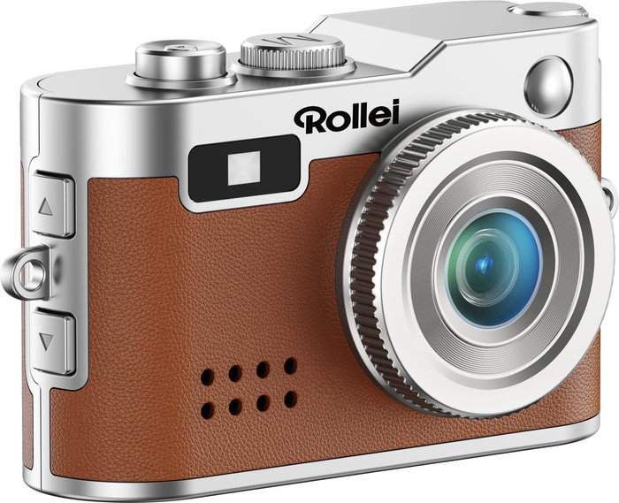 Rollei Mini Digitalkamera Braun oberseite