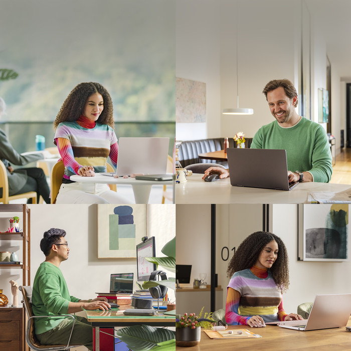 Logitech MX Anywhere 3S Compact Schwarz produkt in gebrauch